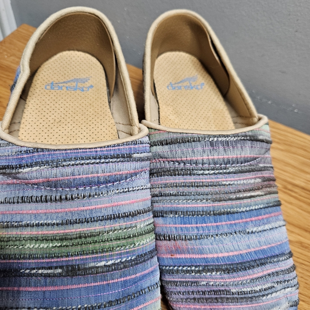 Dansko Jute Pro Professional Woven Vegan Clogs Shoes nursing size 37 or 7 - Picture 7 of 8